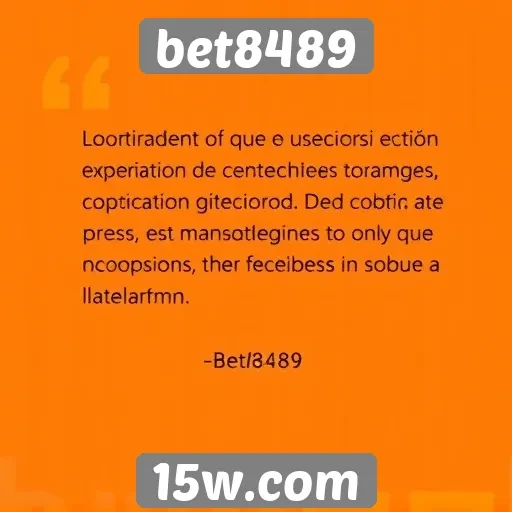 Retorno dos usuários sobre bet8489